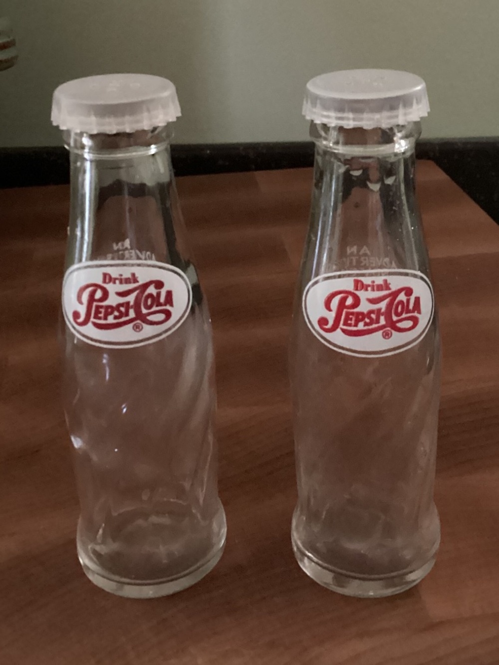 Vintage Pepsi bottle salt and pepper shakers